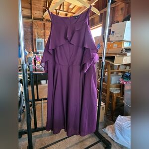 Torrid Asymmetrical Purple Dress
